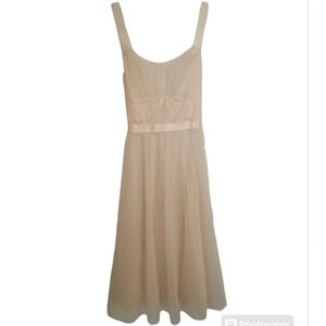 Vintage Vanity Fair 100% Nylon Nude Color Slip Dress Nightgown Size 34